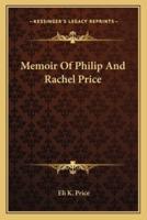Memoir Of Philip And Rachel Price