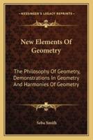 New Elements Of Geometry