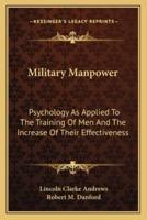 Military Manpower