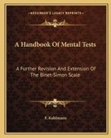 A Handbook Of Mental Tests
