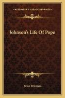 Johnson's Life Of Pope