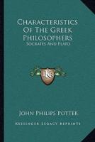 Characteristics Of The Greek Philosophers