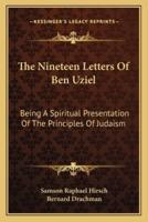 The Nineteen Letters Of Ben Uziel