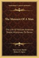 The Measure Of A Man