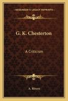 G. K. Chesterton