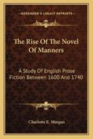 The Rise Of The Novel Of Manners