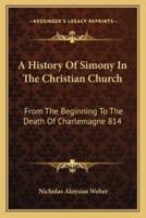 A History Of Simony In The Christian Church