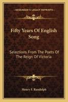 Fifty Years Of English Song