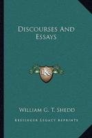 Discourses And Essays