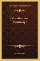 Education And Psychology