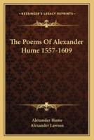 The Poems Of Alexander Hume 1557-1609