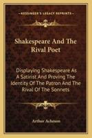 Shakespeare And The Rival Poet