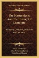 The Masterpieces And The History Of Literature
