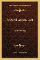 The Zend-Avesta, Part I