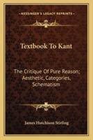 Textbook To Kant