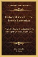 Historical View Of The French Revolution