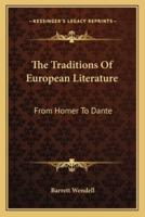 The Traditions Of European Literature