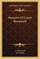 Memoirs Of Count Bernstorff