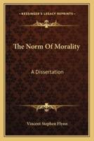 The Norm Of Morality