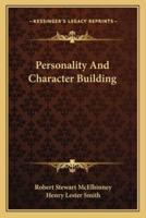 Personality And Character Building