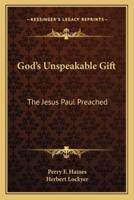 God's Unspeakable Gift