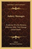 Aubrey Messages