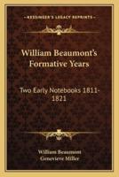 William Beaumont's Formative Years