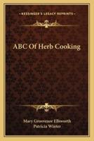 ABC Of Herb Cooking