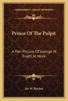 Prince Of The Pulpit