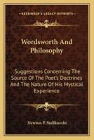 Wordsworth And Philosophy
