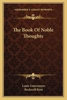 The Book Of Noble Thoughts
