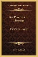 Sex Practices In Marriage