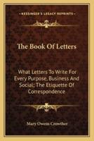 The Book Of Letters