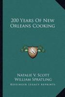 200 Years Of New Orleans Cooking