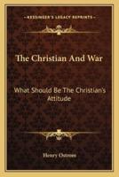The Christian And War