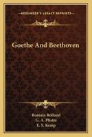Goethe And Beethoven
