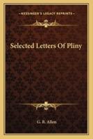Selected Letters Of Pliny