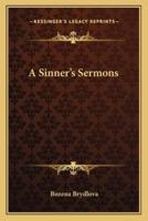 A Sinner's Sermons
