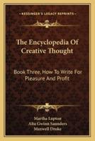 The Encyclopedia Of Creative Thought