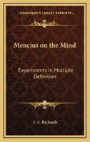 Mencius on the Mind