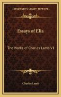 Essays of Elia