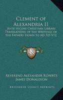 Clement of Alexandria II