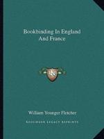 Bookbinding In England And France