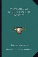 Memories Of London In The Forties
