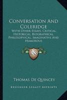 Conversation And Coleridge
