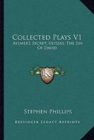 Collected Plays V1