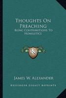 Thoughts On Preaching