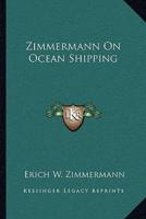 Zimmermann on Ocean Shipping