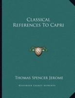 Classical References to Capri