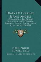 Diary Of Colonel Israel Angell